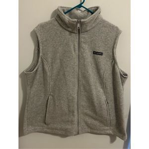 Women’s Benton Springs Fleece Vest Gray- Plus Size 2XL
